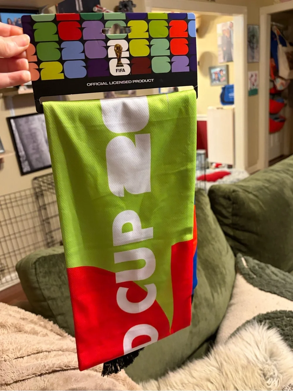 FIFA World Cup '26 Multi Color Scarf, NWT